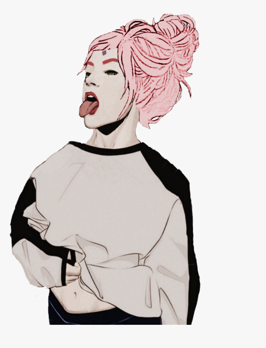 Shery Sakura Haruno , Png Download - Girls Trill Art, Transparent Png
