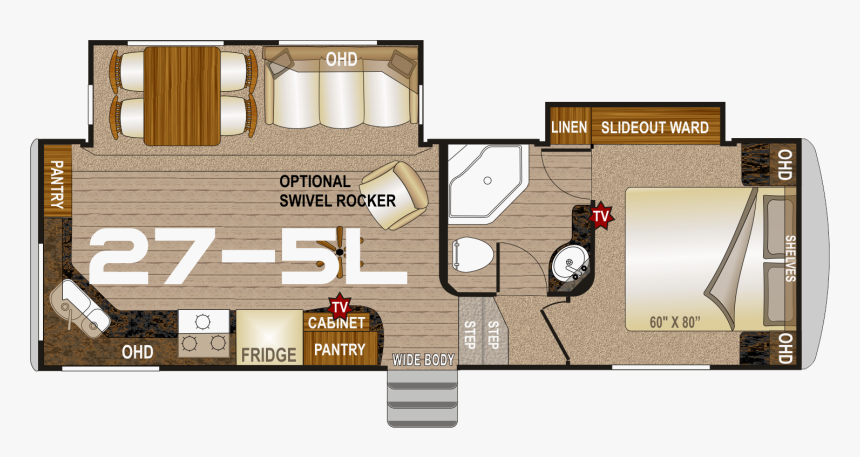 2017 Northwood Arctic Fox 27 5l, HD Png Download