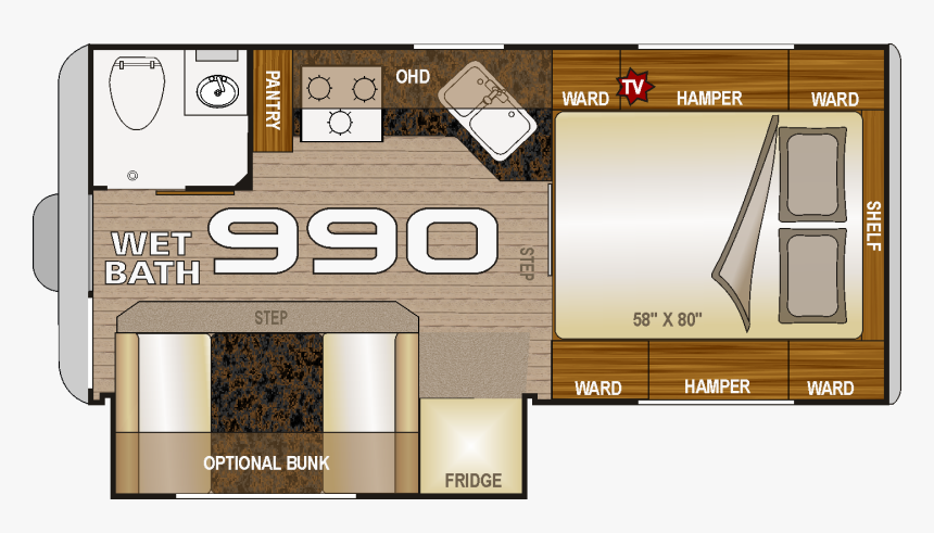 Arctic Fox Camper 990, HD Png Download