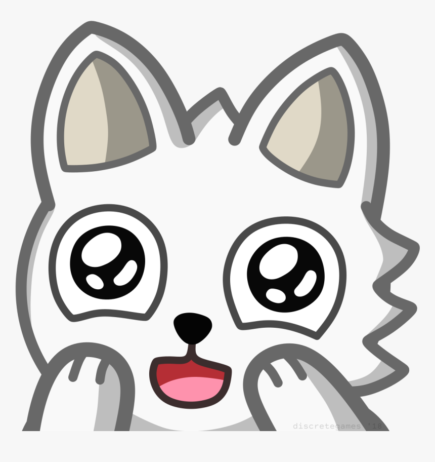 Arctic Fox Twitch Emote, HD Png Download