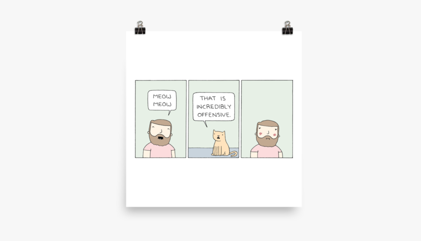 Meow Meow - Poorly Drawn Lines Gut, HD Png Download