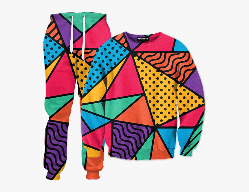 90s Colorful Shirt, HD Png Download