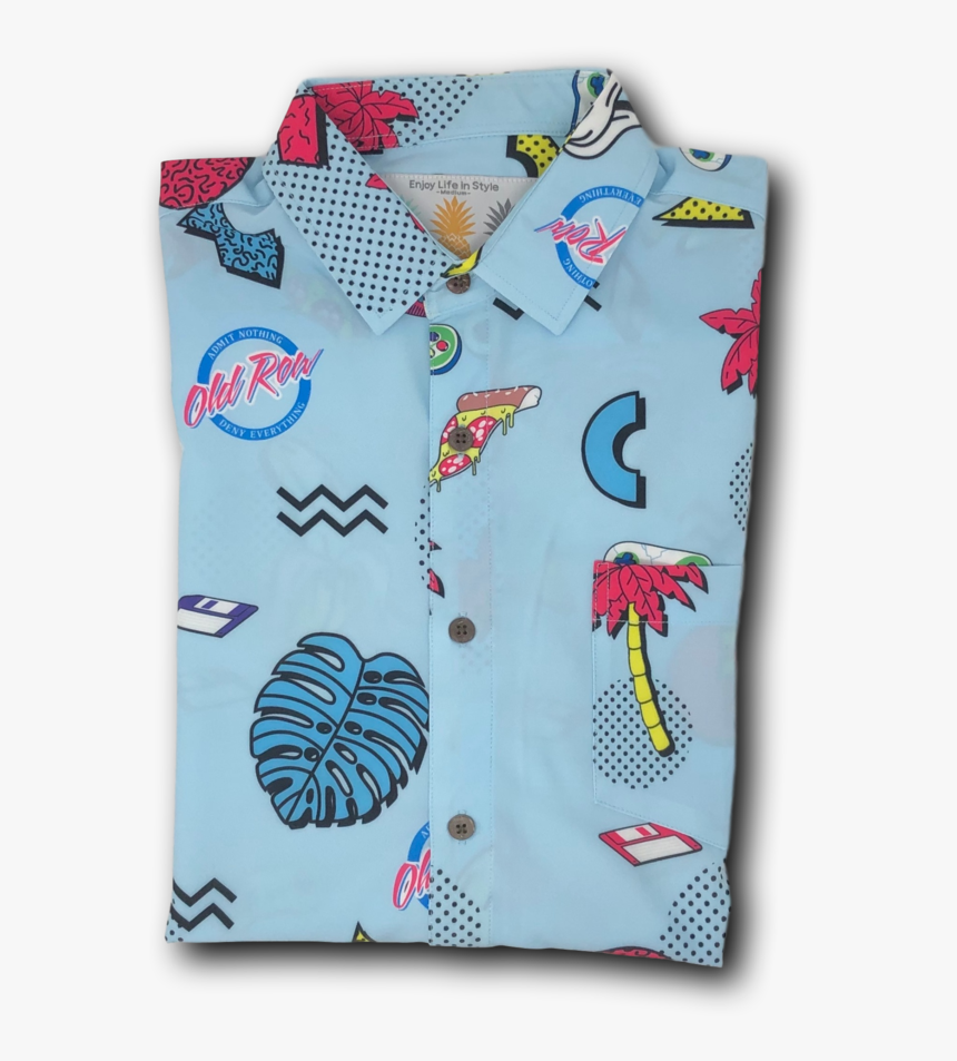 Old Row 90s Hawaiian Shirt - Pattern, HD Png Download