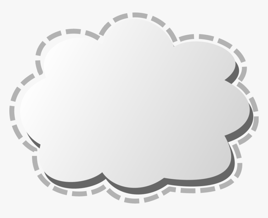 Cloud Svg Clip Arts - White Png Cute Cloud, Transparent Png
