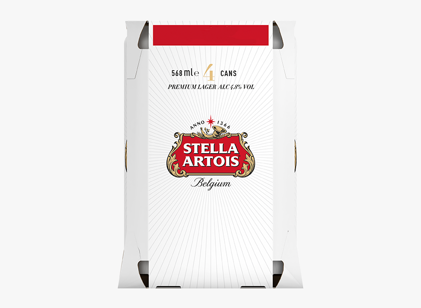 Stella Artois Pint Can 4x568ml - Stella Artois 8 Pack, HD Png Download