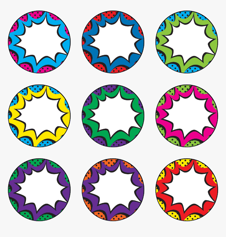 Superhero Bursts Magnetic Accents Tcr77261 - Superhero Bursts, HD Png Download