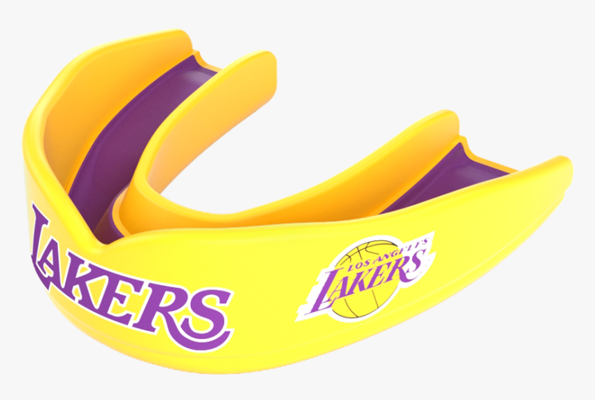 Los Angeles Lakers Nba Basketball Mouthguard 
 Class - Lakers Mouthguard, HD Png Download