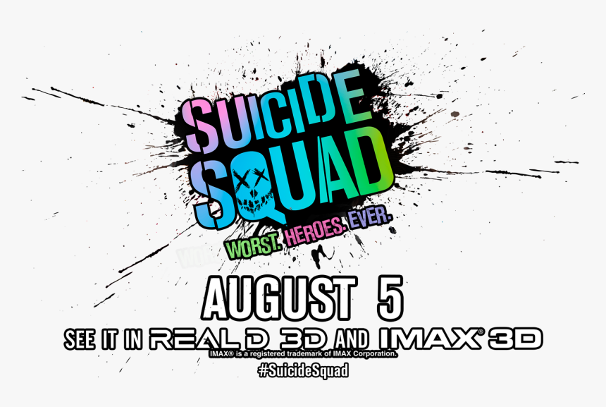 Suicide Squad Movie Logo Png - Graphic Design, Transparent Png