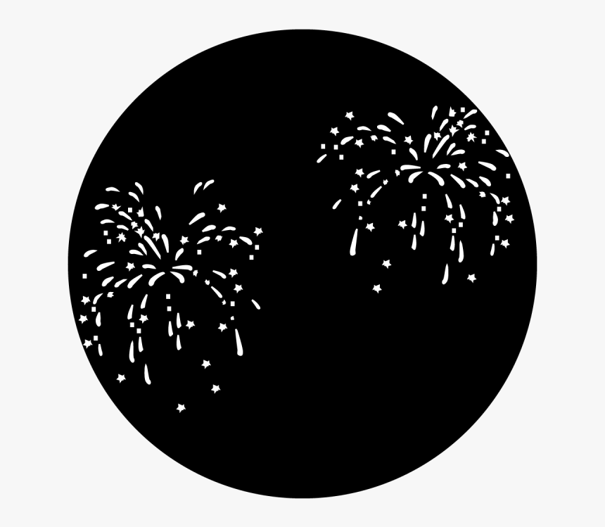 July Fourth Fireworks - Circle, HD Png Download