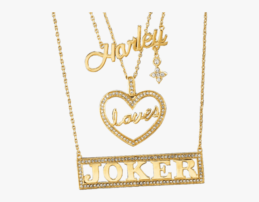 Costume Jewellery Harley Quinn Loves The Joker Suicide - Jewelry Harley Quinn Necklace, HD Png Download