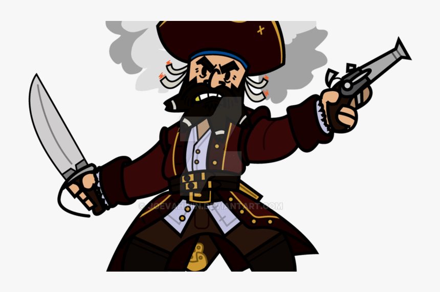Transparent Beard Clipart - Blackbeard Clipart, HD Png Download