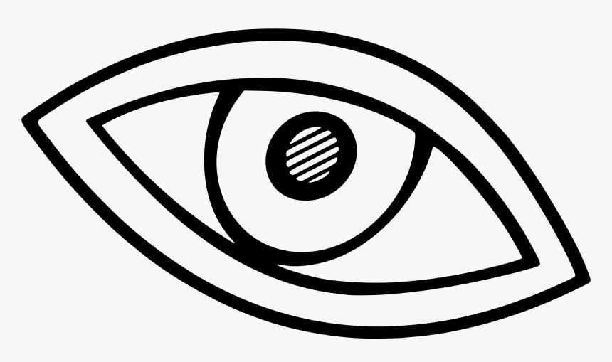 Comics Black And White Panel Comic Book Eye - Comic Book Eye, HD Png Download