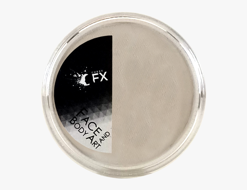 Facepaint Png -cheek Fx Metallic White Face Paint - Circle, Transparent Png
