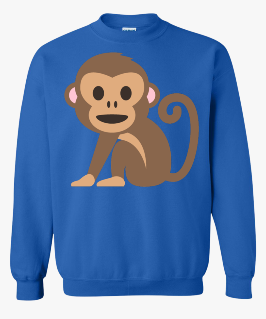 Monkey Emoji Sweatshirt - Sweater, HD Png Download