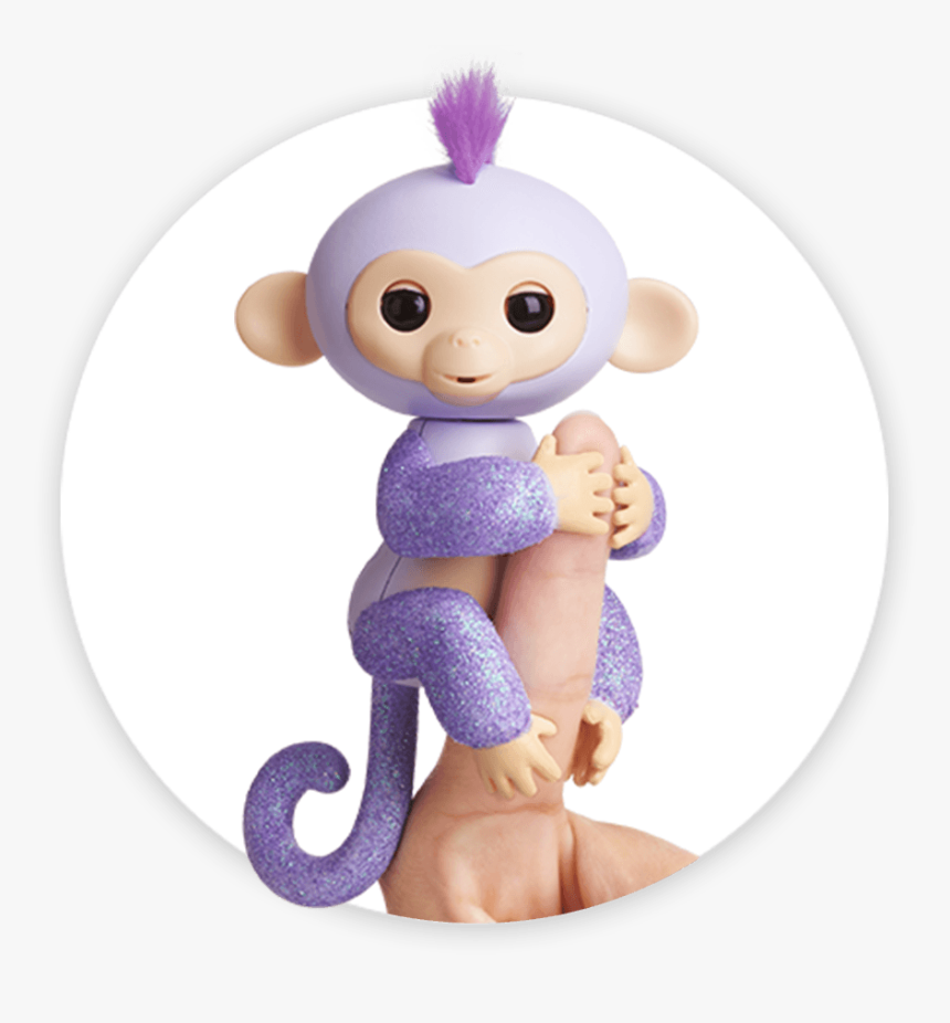 Fingerlings Monkey Glitter Kiki - Fingerlings Glitter Monkey Kiki, HD Png Download
