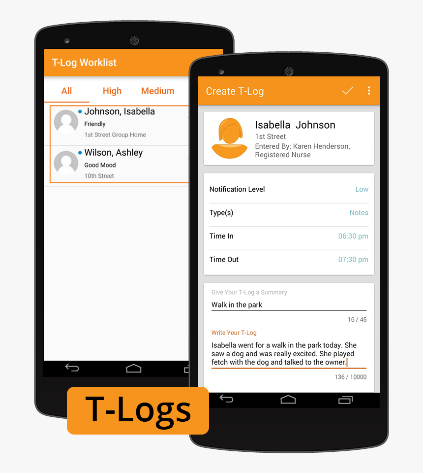 T-logs - Medication Administration Record App, HD Png Download