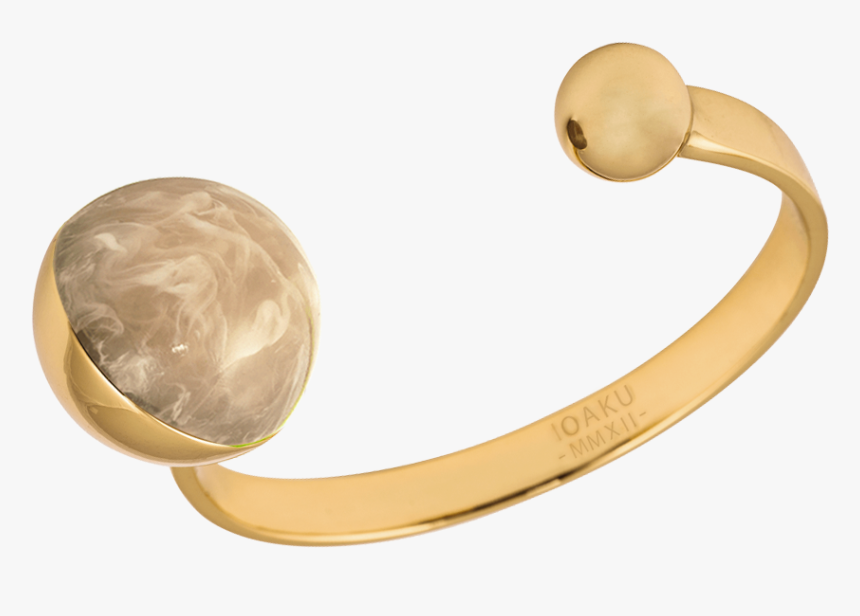 Ioaku The Planet Bracelet Gold Light Brown - Body Jewelry, HD Png Download