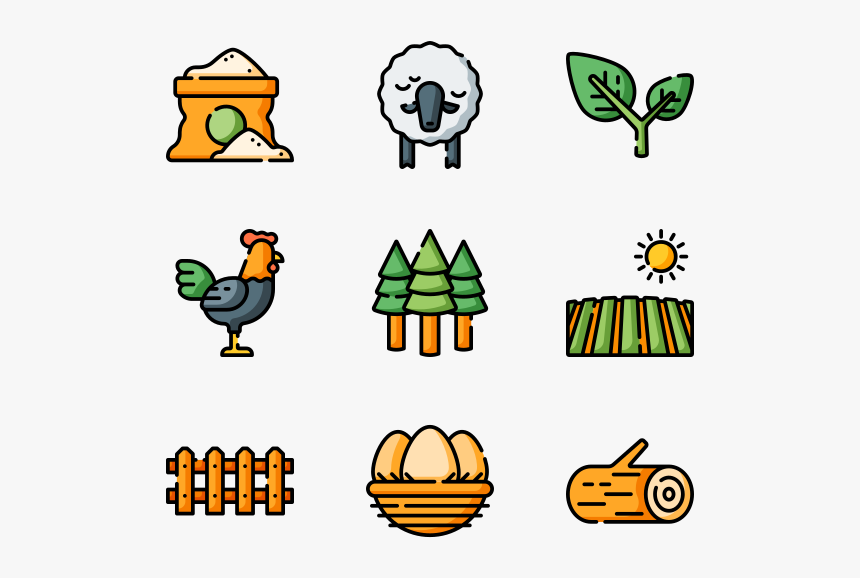 Chicken Egg Farm Vector Png, Transparent Png