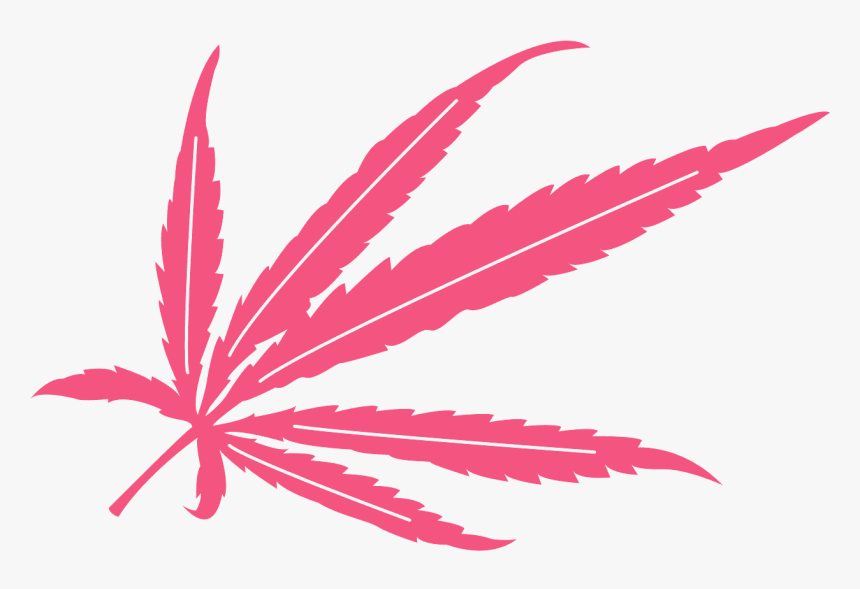 Hoja De Marihuana En Vector, HD Png Download