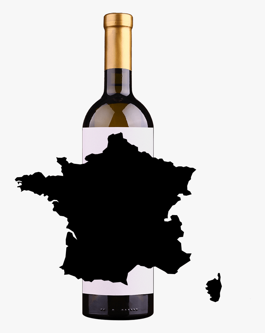 French Wines 
 Class - Watercolor Map France, HD Png Download