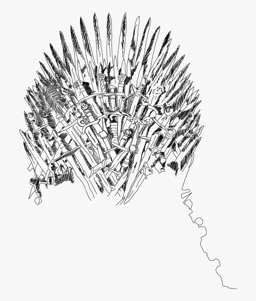 Game Of Thrones Line Art, HD Png Download