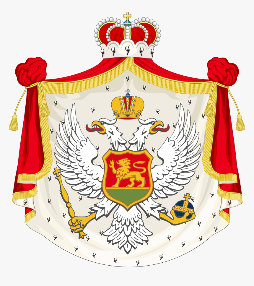 Montenegro Eagle - Kingdom Of Montenegro Coat Of Arms, HD Png Download