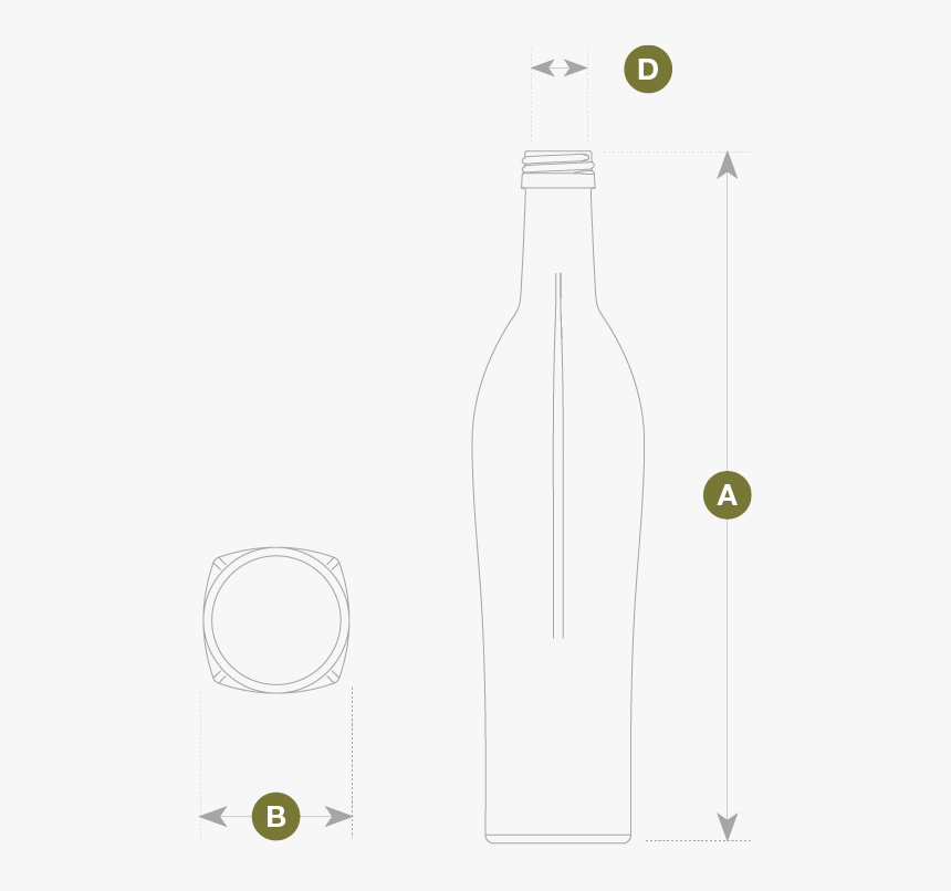 Glass Bottle, HD Png Download