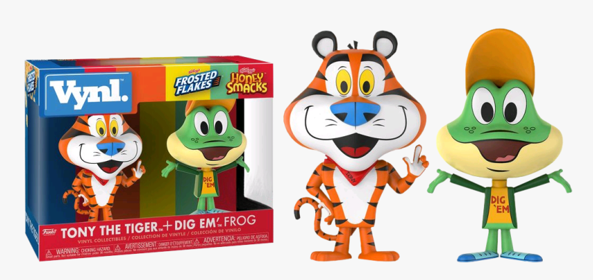 Tony The Tiger & Dig Em’ Frog Vynl - Funko Vinyl Tony The Tiger, HD Png Download