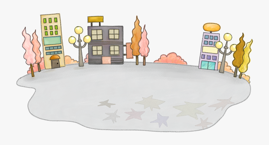 City Woman Cup Illustration Texture Cartoon Clipart, HD Png Download