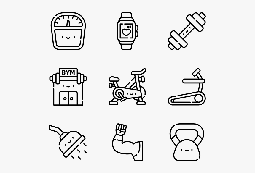 Gym - Black And White Logo Doctor, HD Png Download