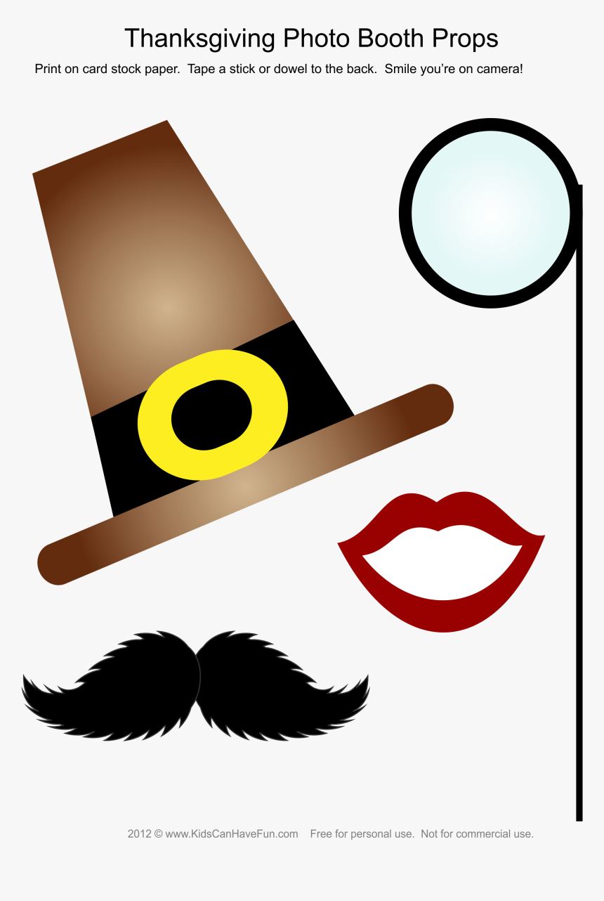 Transparent Photo Booth Props Png, Png Download