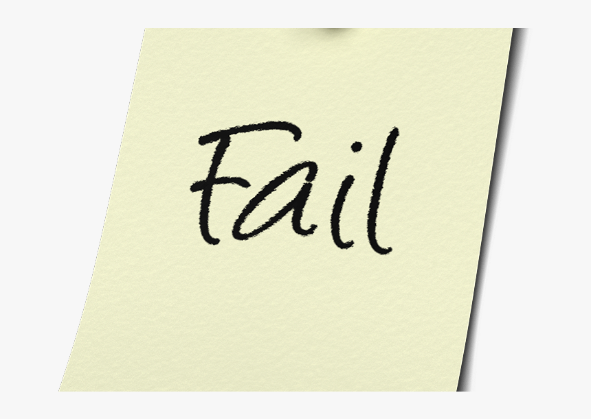Failure Experience , Png Download - Calligraphy, Transparent Png