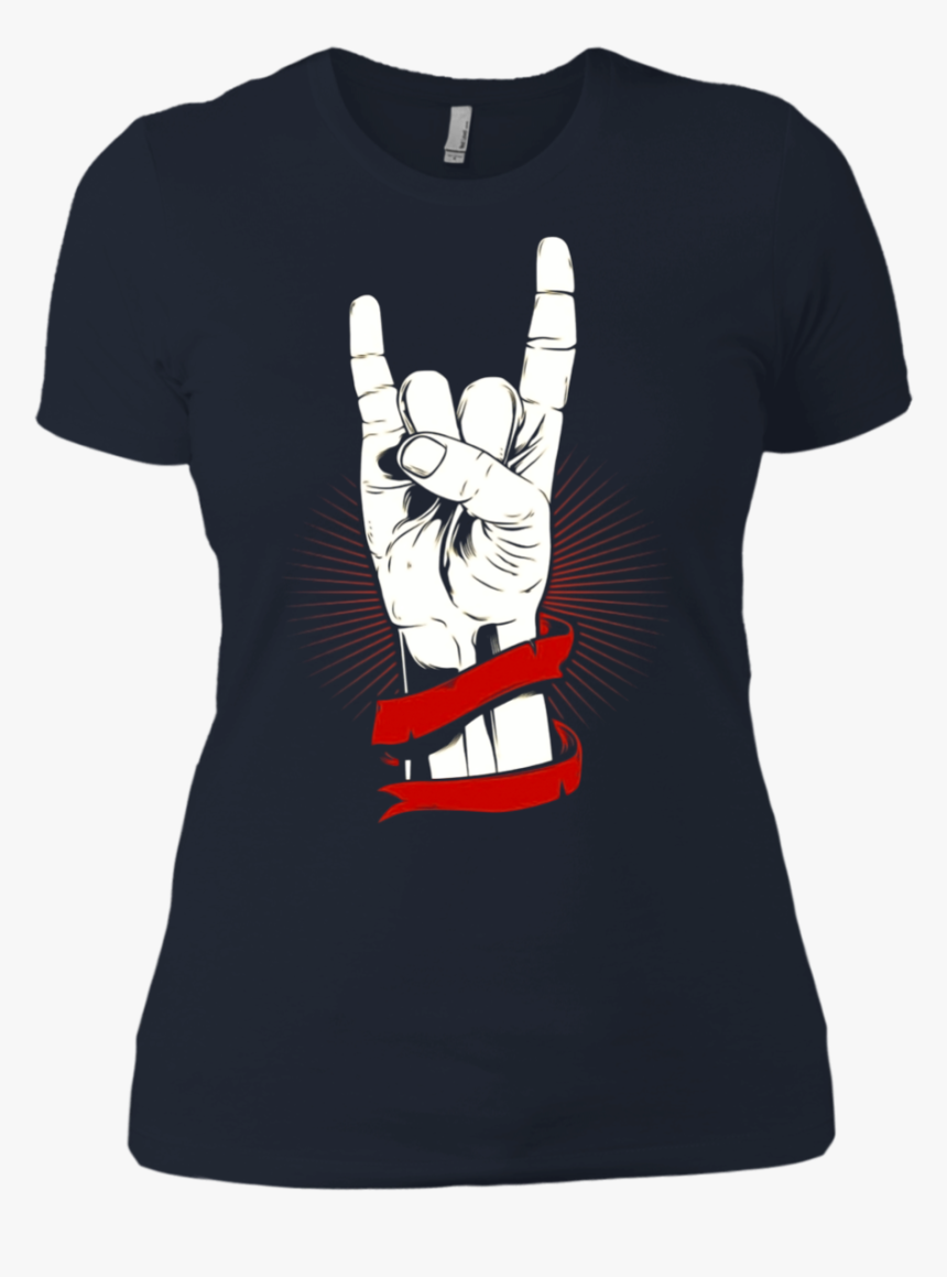 Cool Rock Hand T Shirt & Hoodie - Active Shirt, HD Png Download