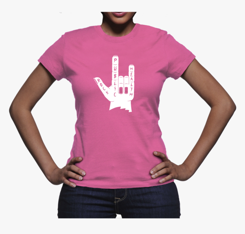 Rockhandfemalefuchsia - Black No Cream No Sugar T Shirt, HD Png Download