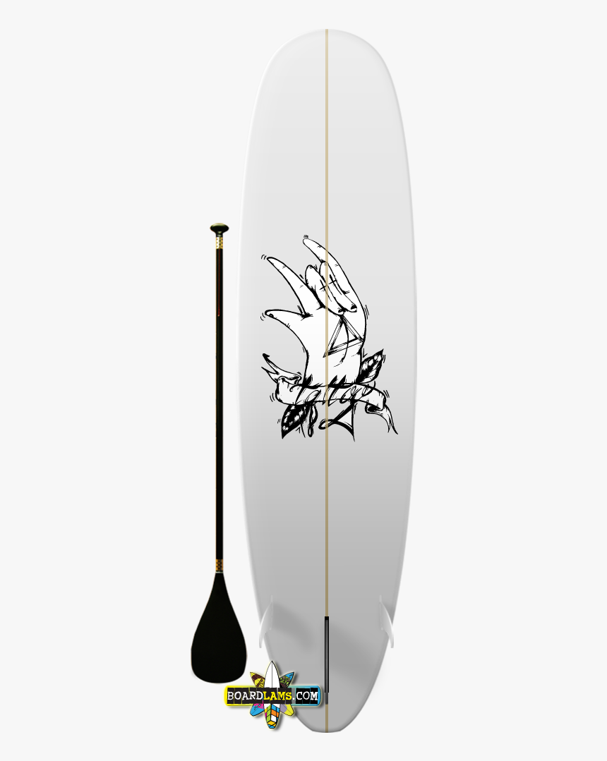 Rock Hand - Skimboarding - Surfboard, HD Png Download