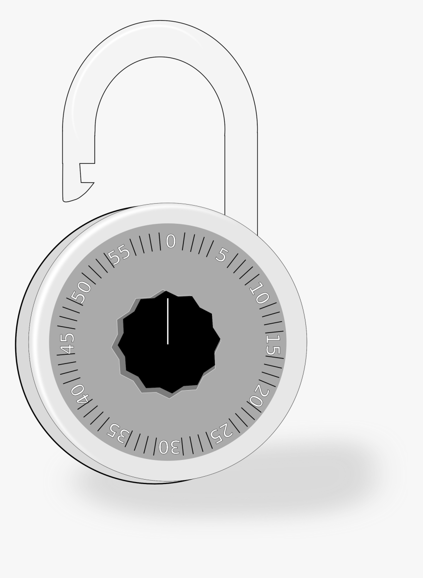 Combination Big Image Png - Combination Lock Clipart, Transparent Png