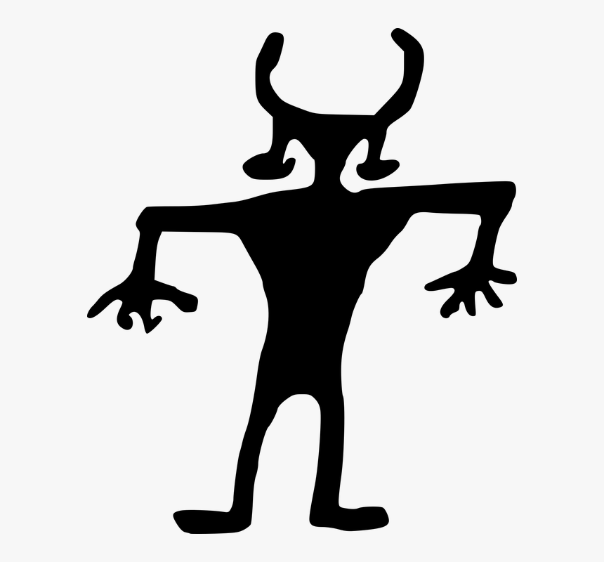 Art, Indian, Motif, Petroglyph, Rock - Cave Art Clip Art, HD Png Download