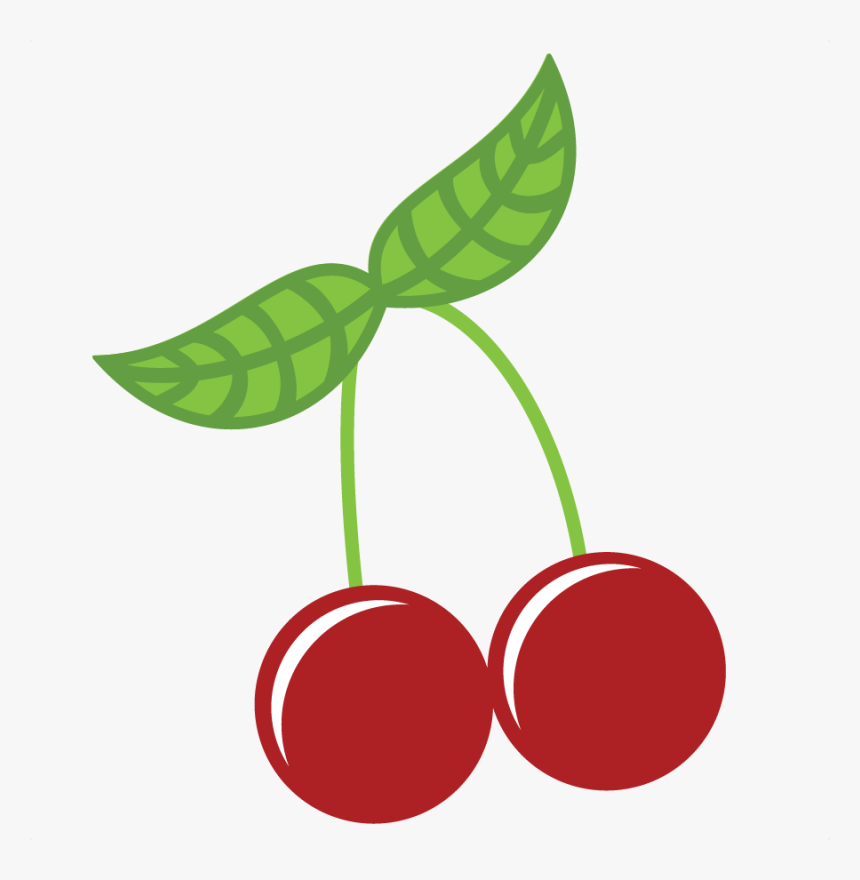 Svg For Scrapbooking Cute - Cute Cherry Clipart, HD Png Download