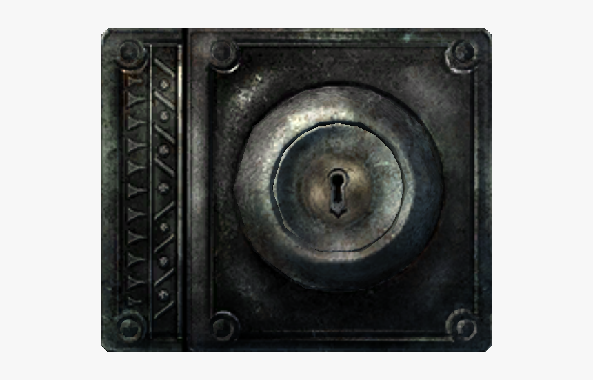 Lock - Skyrim Lock, HD Png Download
