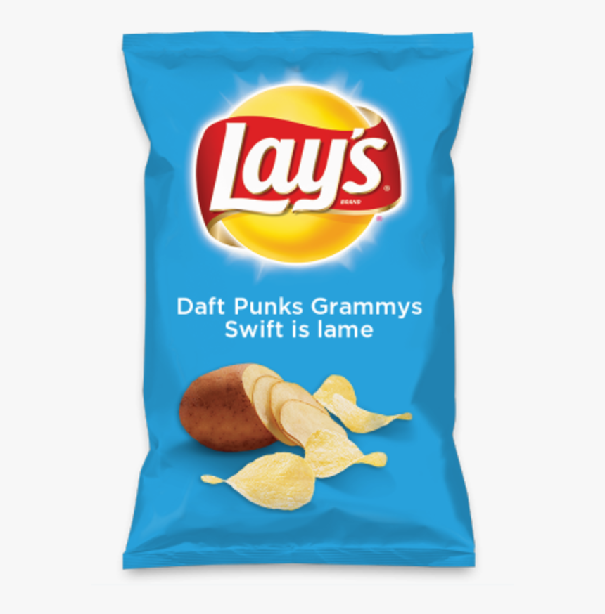 Ays Daft Punks Grammys Swift Is Lame Junk Food Snack - Blue Bag Of Chips, HD Png Download