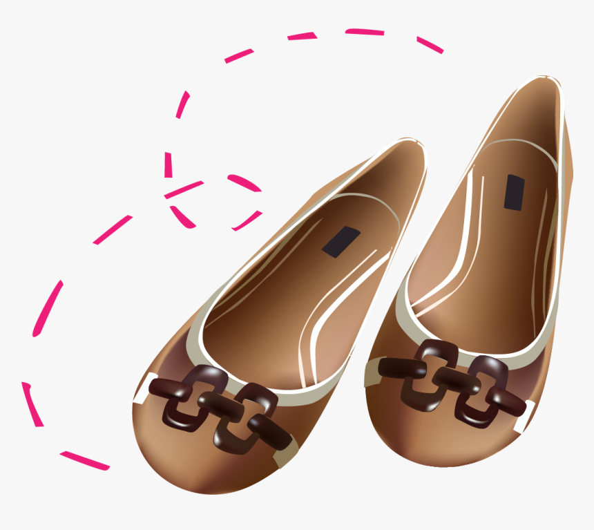 Ballet Flat Shoe High-heeled Footwear - Ballet Flat, HD Png Download