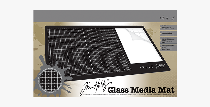 Glass Media Mat Tim Holtz, HD Png Download