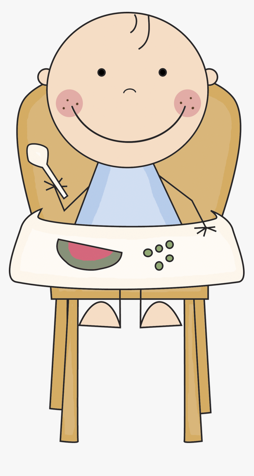 Baby In High Chair Clipart Hd Png Download Transparent Png Image Pngitem