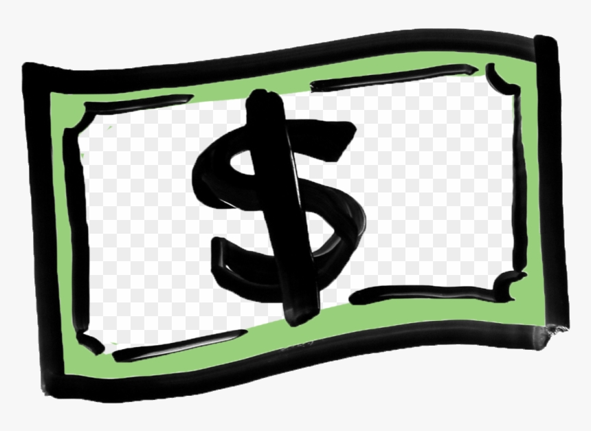 Bill Dollar Clipart Transparent Png - Dollar Bill Clipart Png, Png Download