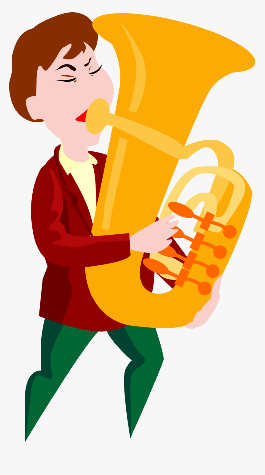 Transparent Tuba Clipart - Music, HD Png Download
