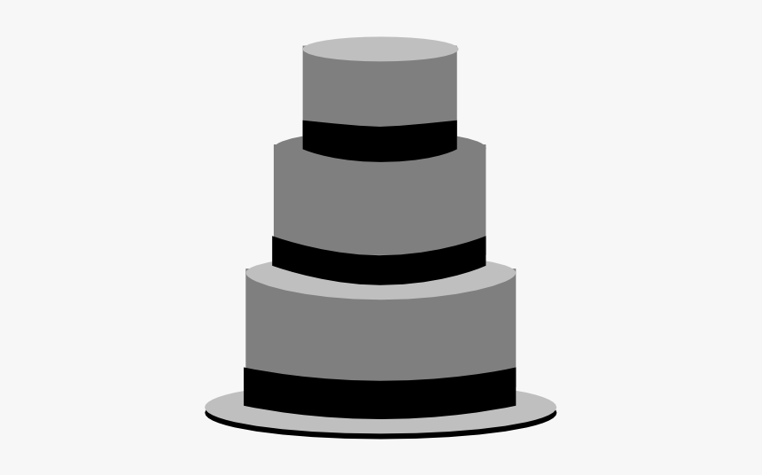 Cake Clipart Black, HD Png Download