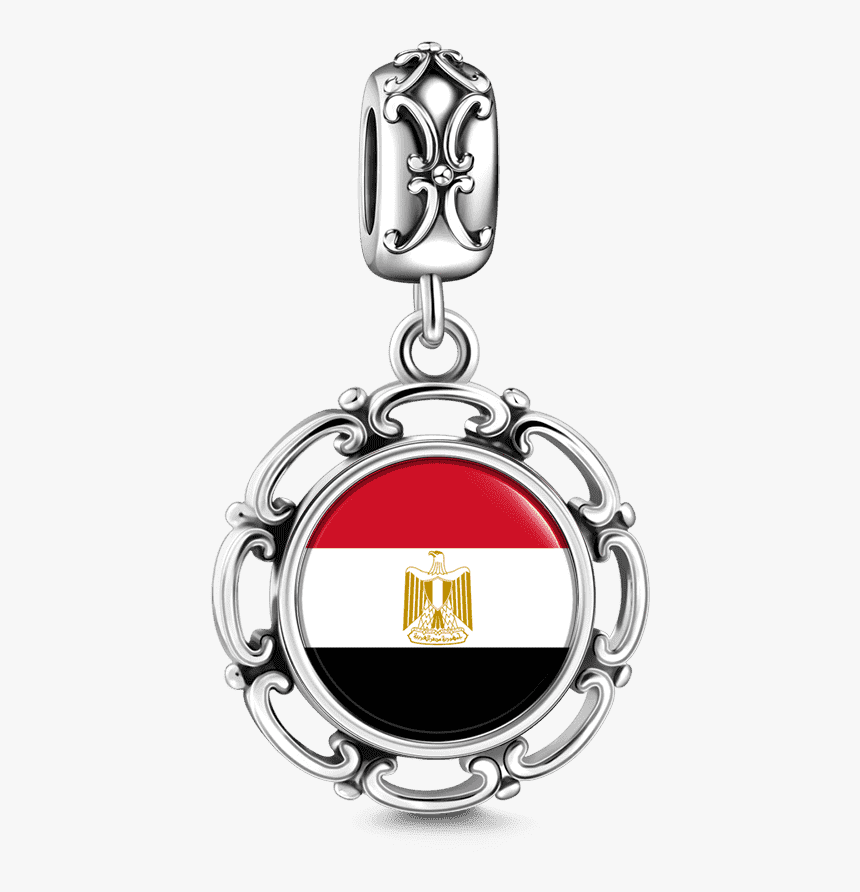 Egypt Flag Pendant Charms 
 Class - Emblem, HD Png Download