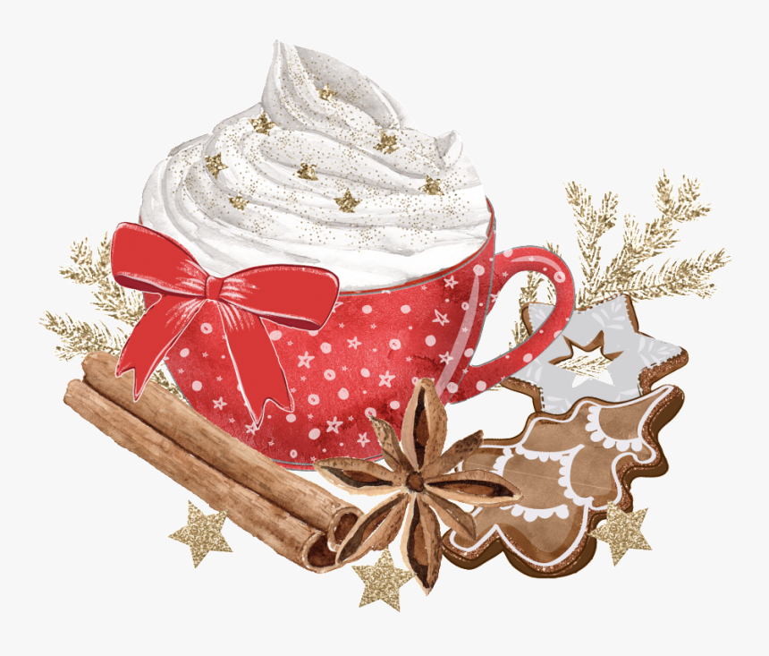 Watercolor Dessert Cake Vector - Christmas Day, HD Png Download