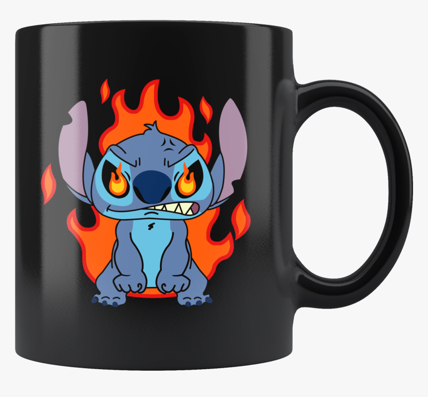 Angry Stitch Disney Mug - Angry Stitch, HD Png Download