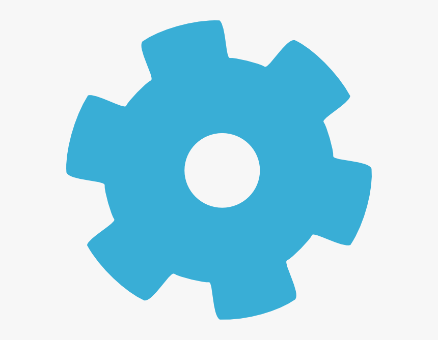 Blue Gear Icon Clipart, HD Png Download